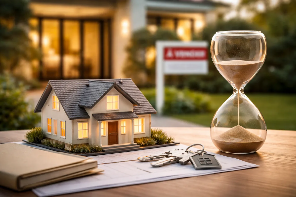 Combien de temps faut-il pour vendre une maison
